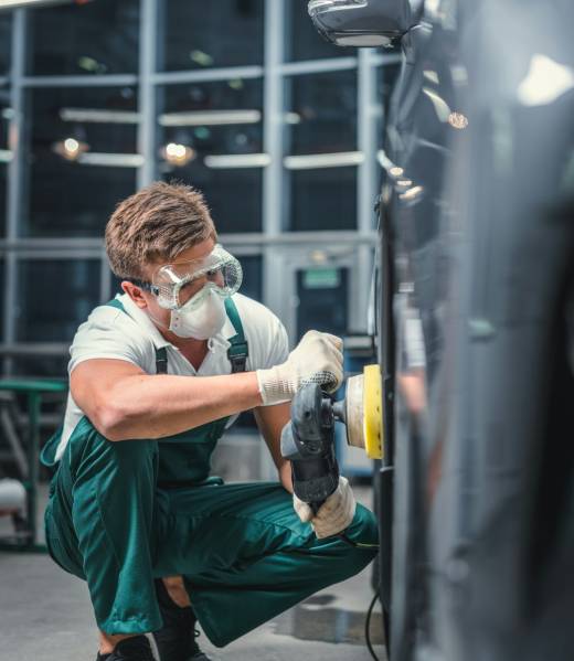 Mechanic in uniform